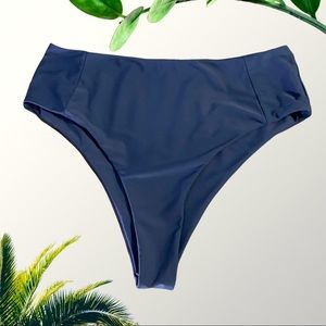 SHEIN Cheeky Navy Blue Bikini Bottom